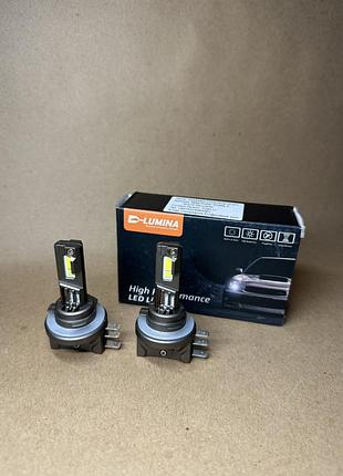 Сток світлодіодні лампи h15 led d-lumina canbus 50w 10000lm 6500k, без помилок, комплект 2 шт.