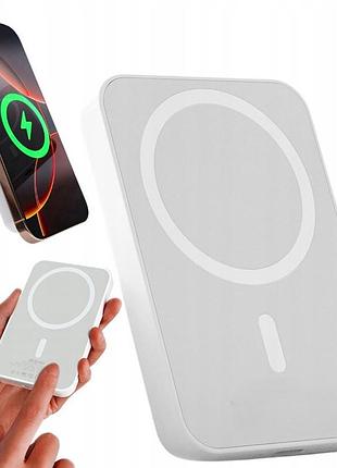 Магнитный внешний аккумулятор 10000 мач для iphone