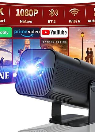 Портативный мини-жк-проектор с wi-fi и bluetooth