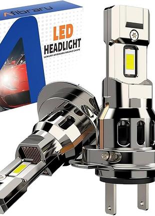 Светодиодные лампы h7 led 6000k super bright 600% plug&play 1:1 (2 шт.)