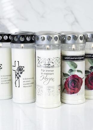 Набор из 12 свечей hofer grave candles