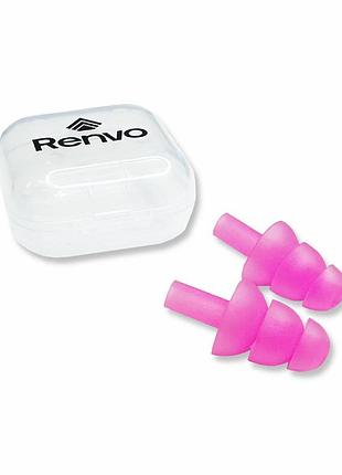 Беруши renvo light розовые универсальные для плавания (2sc120-05)