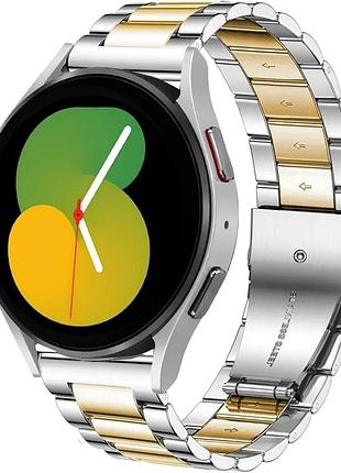 Ремінець сумісний з samsung galaxy watch 22мм, змінний ремінець з нержавіючої сталі для жінок та чоловіків