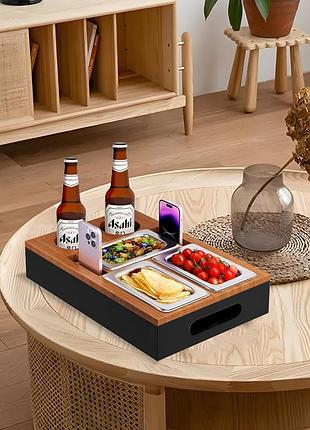 Поднос для закусок couch bar, со съемными мисками