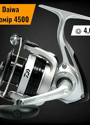 Котушка daiwa sweepfire e 4500c безінерційна спінінгова котушка daiwa з abs шпулею та twist buster