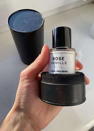 Арфуми французького бренду label des sens з ароматом rose vanilla 30мл