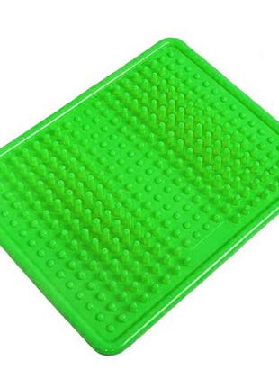 Массажный коврик для стоп easyfit acupoint 35 х 27 см зеленый (ef-2752)