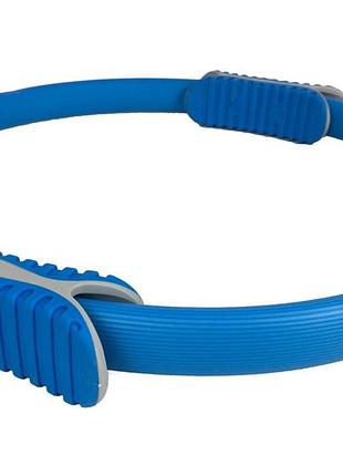 Фітнес кільце для пілатесу easyfit ø40 см синій обруч кільце для йоги та фітнесу (ef-1850-bl)