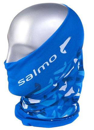 Рыболовный баф маска на шею и лицо "salmo" (pl, синий) / am-6502