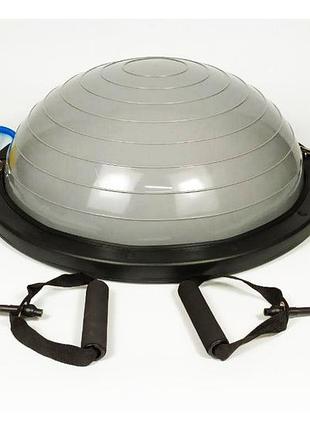 Балансировочная платформа easyfit bosu ø60 см серая босса (ef-2323)