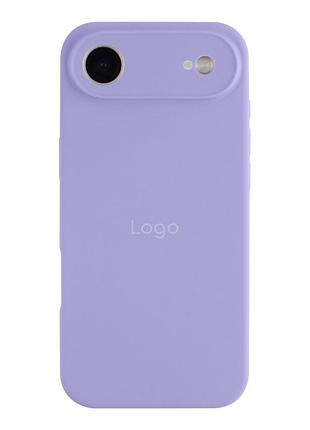 Чохол silicone case full size with frame для iphone 17 air 39.elegant purple
