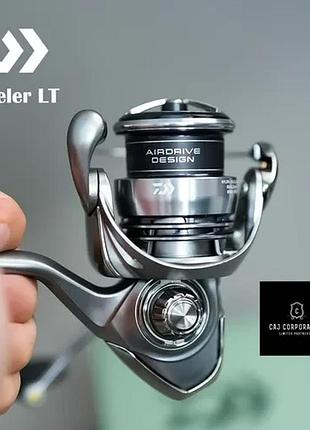 Катушка спиннинговая daiwa 23 exceler lt 6000d 5+1 подшипников 305г