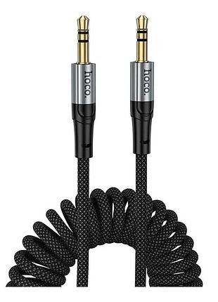 Кабель aux hoco upa33 aux(male) to aux(male) 1.5m черный