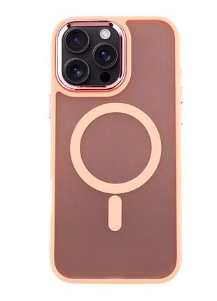 Чохол tpu+pc space magnetic color with magsafe для iphone 16 pro max pink