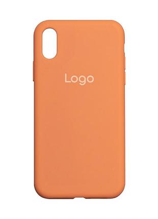 Чохол silicone case full size (aa) для iphone xr 49.papaya