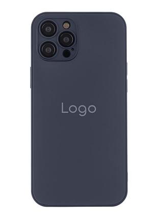 Чохол ag-glass matte camera lens with magsafe для iphone 12 pro graphite black