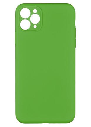 Чохол silicone case full camera no logo для iphone 11 pro max 32.green