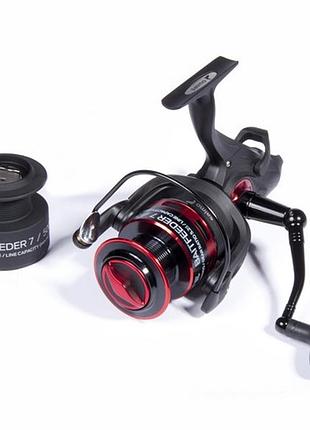 Катушка карповая salmo elite baitfeeder7 3000 356g для рыбалки с байтрайнером 5,0:1/6+1