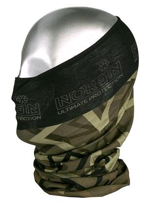 Рыболовный баф маска на шею и лицо "norfin bandana" hb (pl, хаки/черный) / am-6516