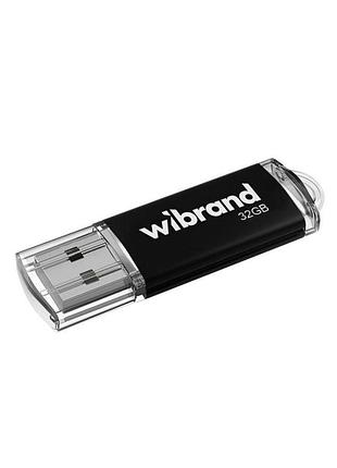 Usb флеш-накопичувач wibrand 32gb cougar чорний