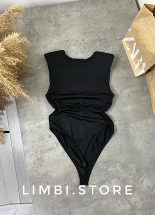 🌷боді зара з плечиками масло гладке zara боди с плечиками гладкое