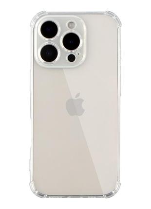 Чохол tpu virgin hard full camera для iphone 16 pro max transparent