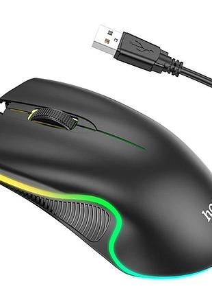 Usb мышь hoco gm19 черный