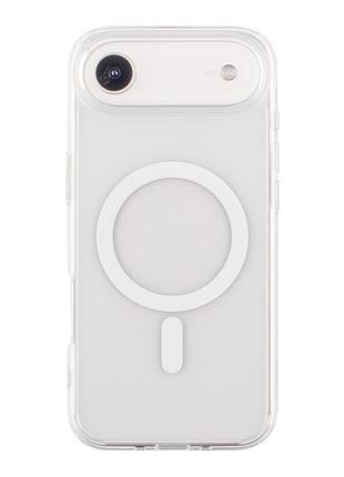 Чохол tpu+pc spigen ultra hybrid with magsafe для iphone 17 air transparent
