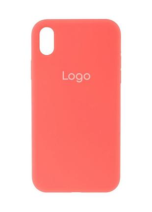 Чохол silicone case full size (aa) для iphone xr 30.flamingo