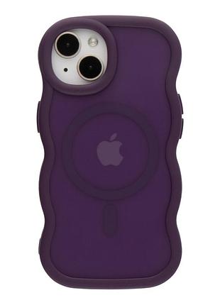 Чохол tpu+pc aquawave with magsafe для iphone 14 purple