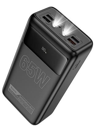 Універсальна мобільна батарея power bank hoco db81a apollo pd65w 50000 mah чорний