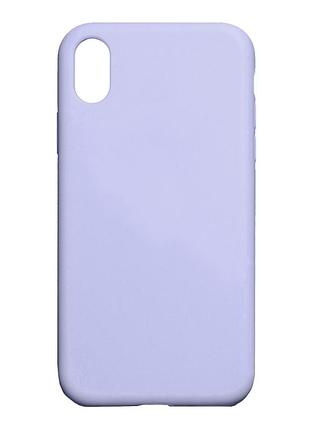 Чохол soft silicone case full size для iphone xr 39.elegant purple