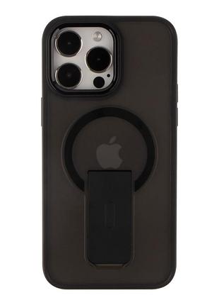 Чохол tpu+pc flexguard magnetic ring stand для iphone 14 pro black