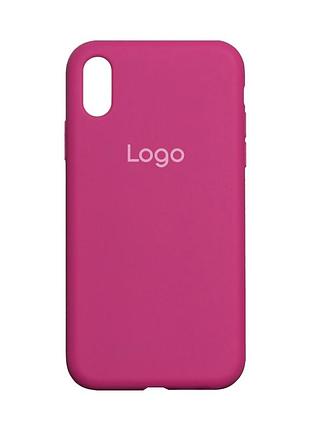 Чохол silicone case full size (aa) для iphone xr 48.dragon fruit