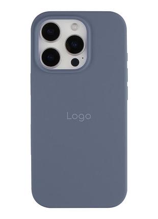 Чохол silicone case full size (aa) для iphone 16 pro 28.lavender grey