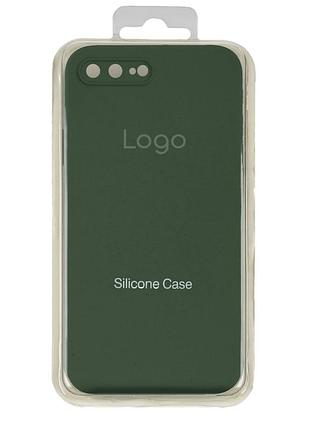 Чохол silicone case square full camera для iphone 7 plus/8 plus 01.mint 3