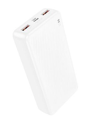 Универсальная мобильная батарея power bank borofone bj56a graceful 22.5w+pd20w 20000 mah белый