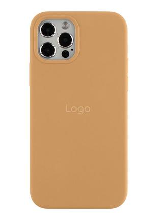 Чохол silicone case full size (aa) для iphone 12 pro max 29.gold