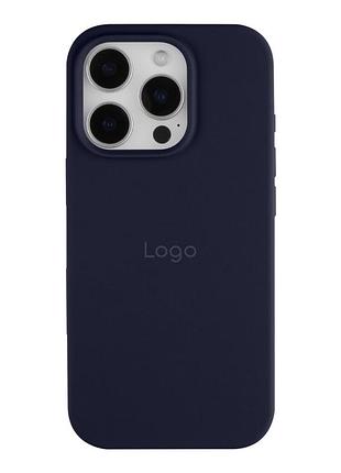 Чохол silicone case full size (aa) для iphone 16 pro max 08.dark blue