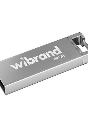 Usb флеш-накопитель wibrand 64gb chameleon серебро