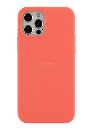 Чохол silicone case full size (aa) для iphone 12/12 pro 74.pink pomelo
