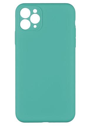 Чохол silicone case full camera no logo для iphone 11 pro max 21.sea blue