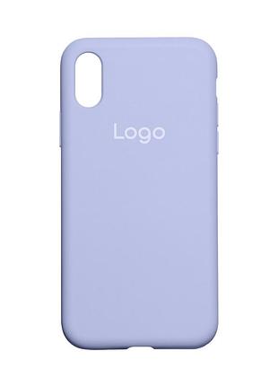Чохол silicone case full size (aa) для iphone x/xs 39.elegant purple