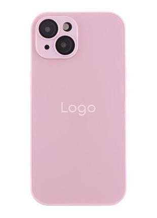 Чохол ag-glass matte camera lens with magsafe для iphone 15 chanel pink