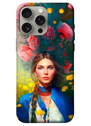 Чехол blex с картинкой lady style 2 для apple iphone 15 pro max (6.7")