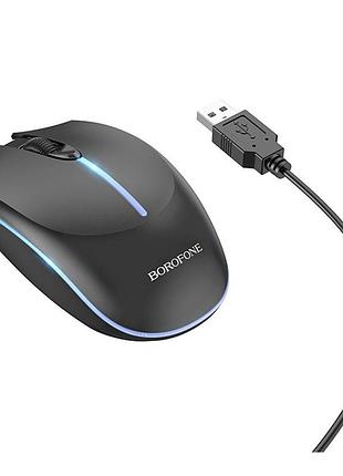 Usb мышь borofone bg10 черный