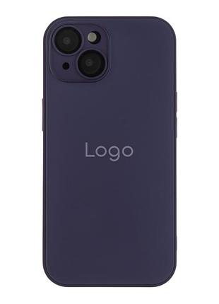 Чохол ag-glass matte camera lens with magsafe для iphone 15 deep purple
