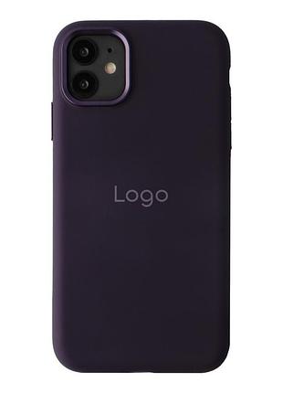 Чохол silicone case metal buttons (aa) для iphone 11 purple