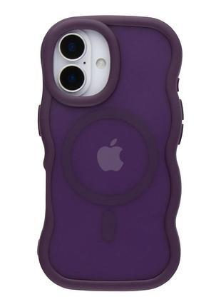 Чохол tpu+pc aquawave with magsafe для iphone 16 purple