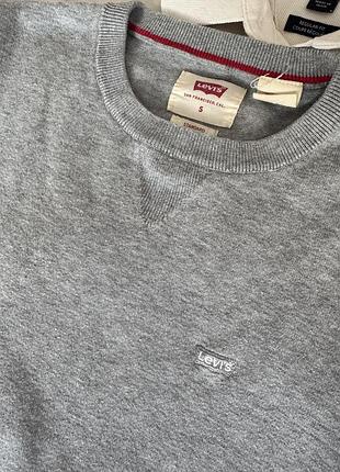 Levi’s світшот, сірий меланж, розмір s, standard fit.
